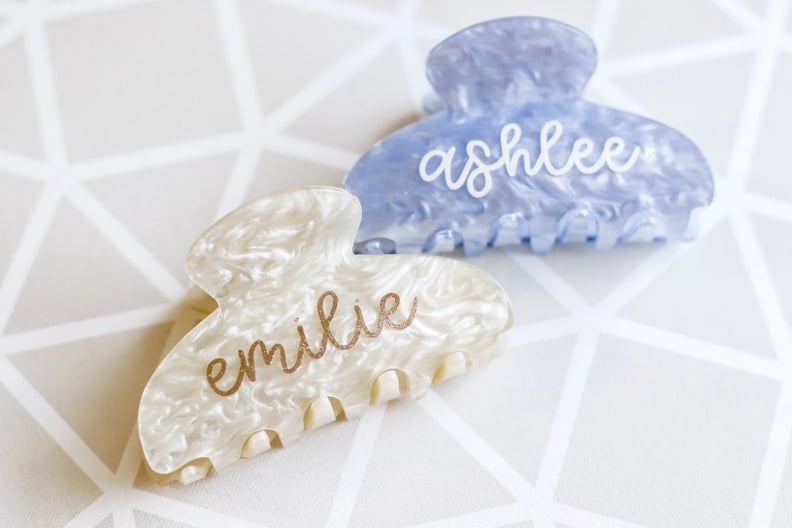 For the Beauty-Lover: Personalized Hair Claw Clip