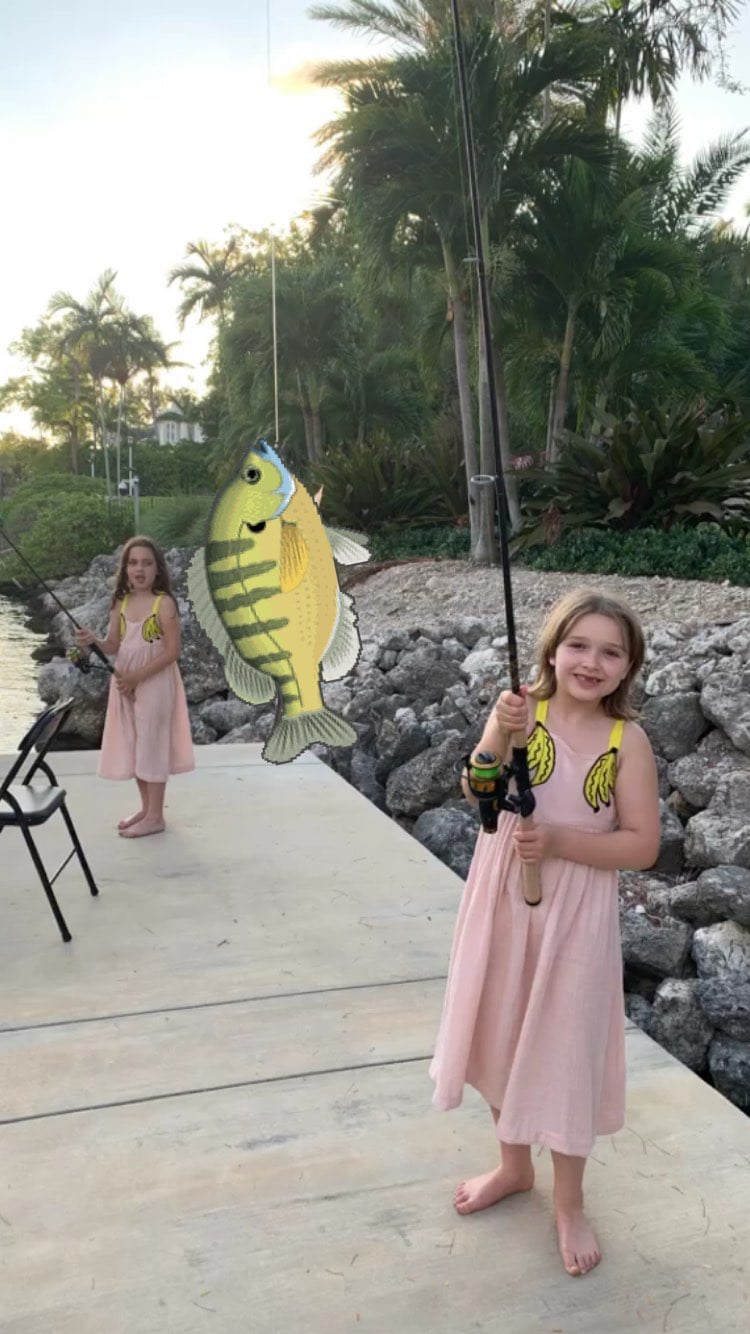 Harper Went Fishing With a Pal