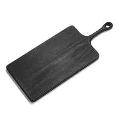 Ebonized Oak Cutting Board With Handle