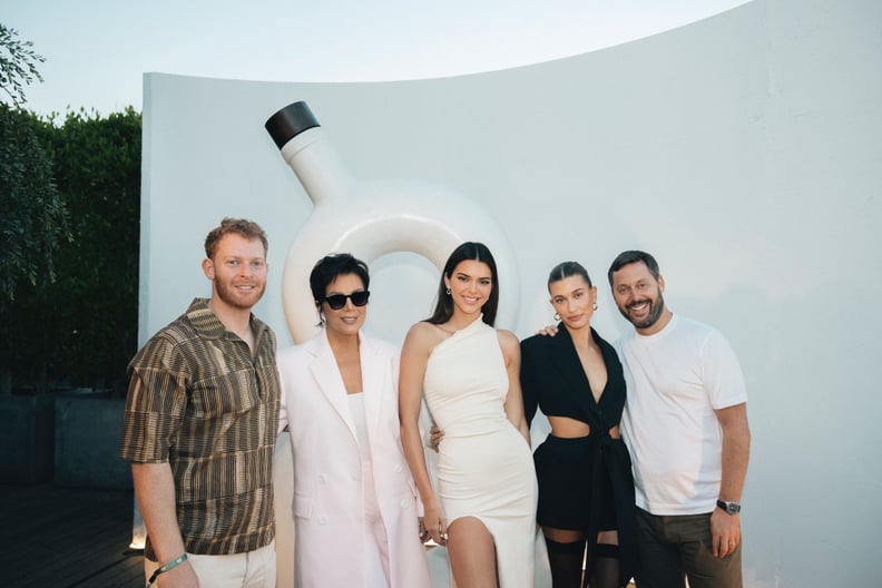 Kris Jenner, Kendall Jenner, and Hailey Bieber at the 818 Tequila Party