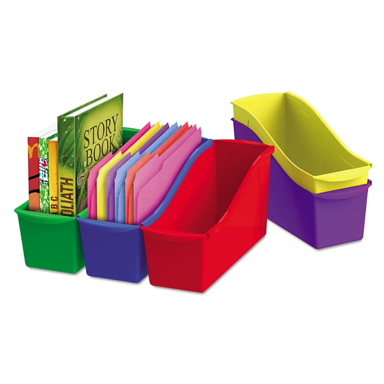 Storex Interlocking Book Bins