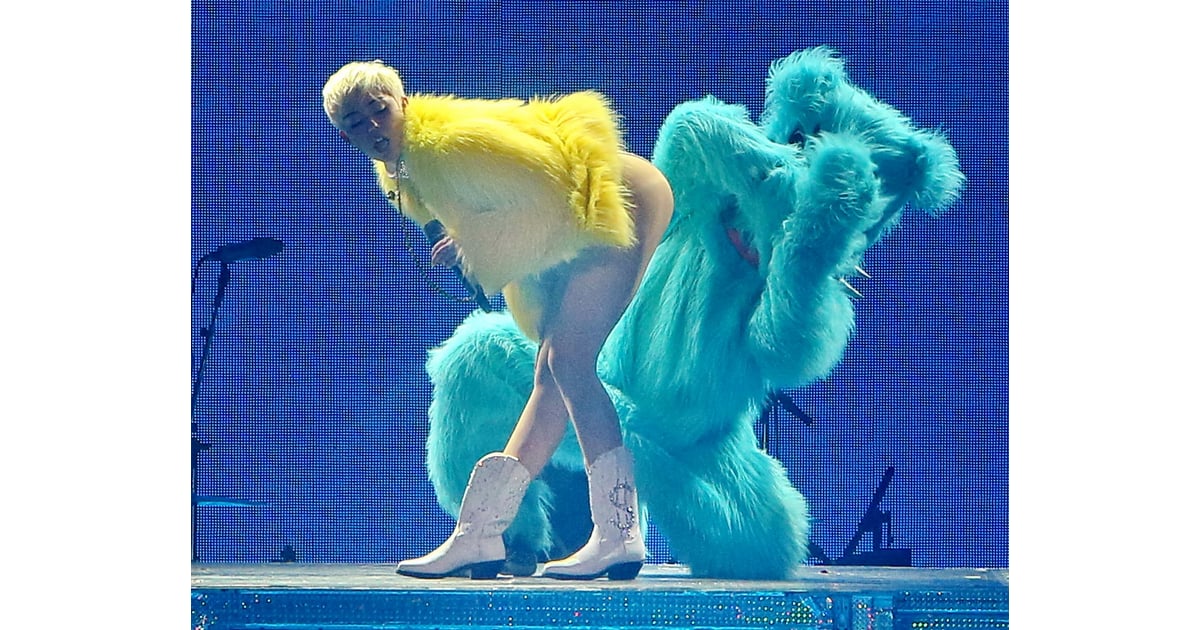 A Scared Bear Miley Cyrus Twerking Pictures Popsugar Celebrity Photo 16 1373
