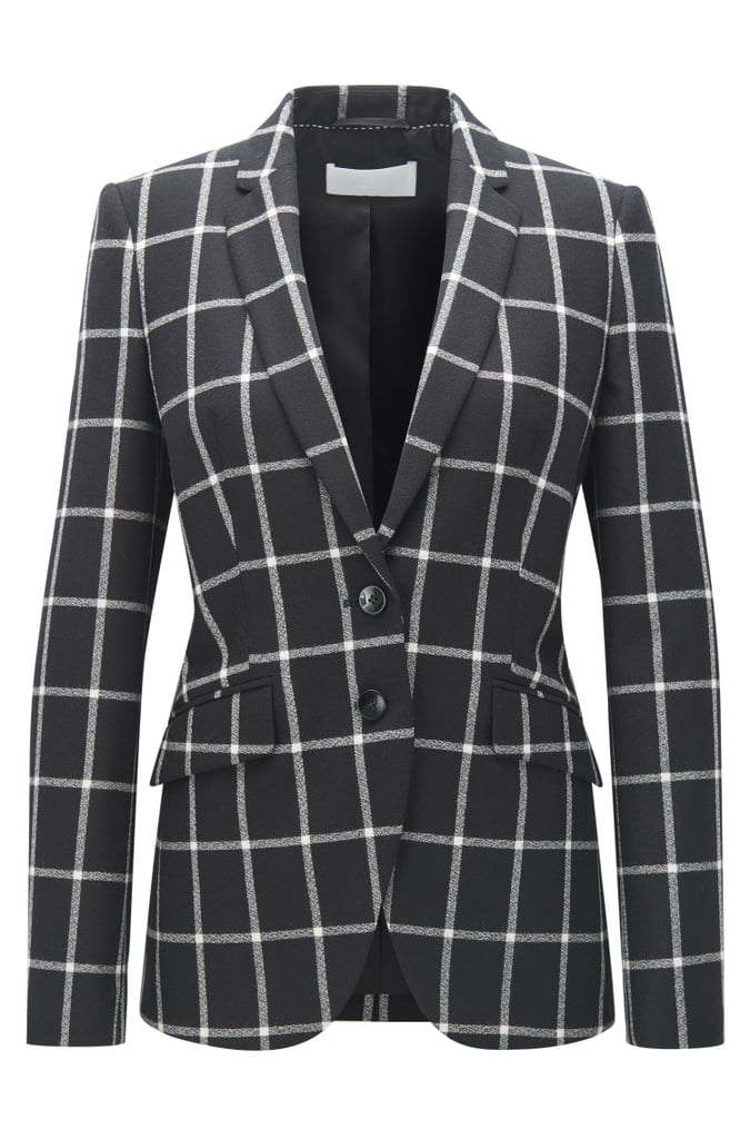 Hugo Boss Windowpane Wool Blazer