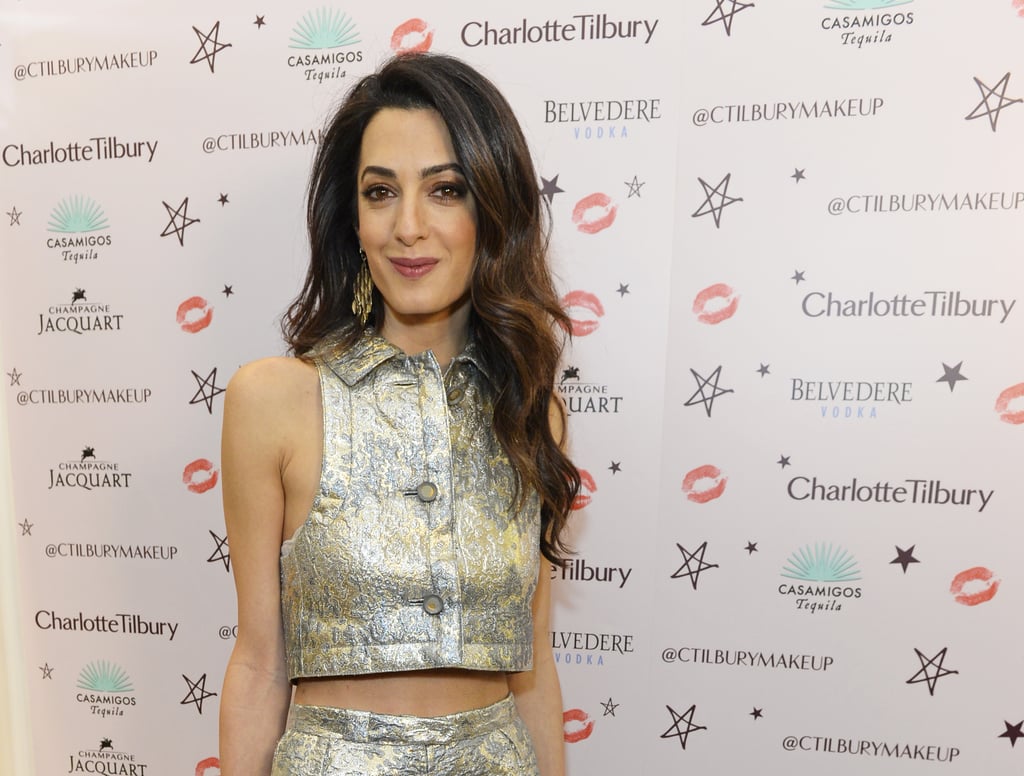 Amal Clooney at Charlotte Tilbury's Naughty Christmas Party