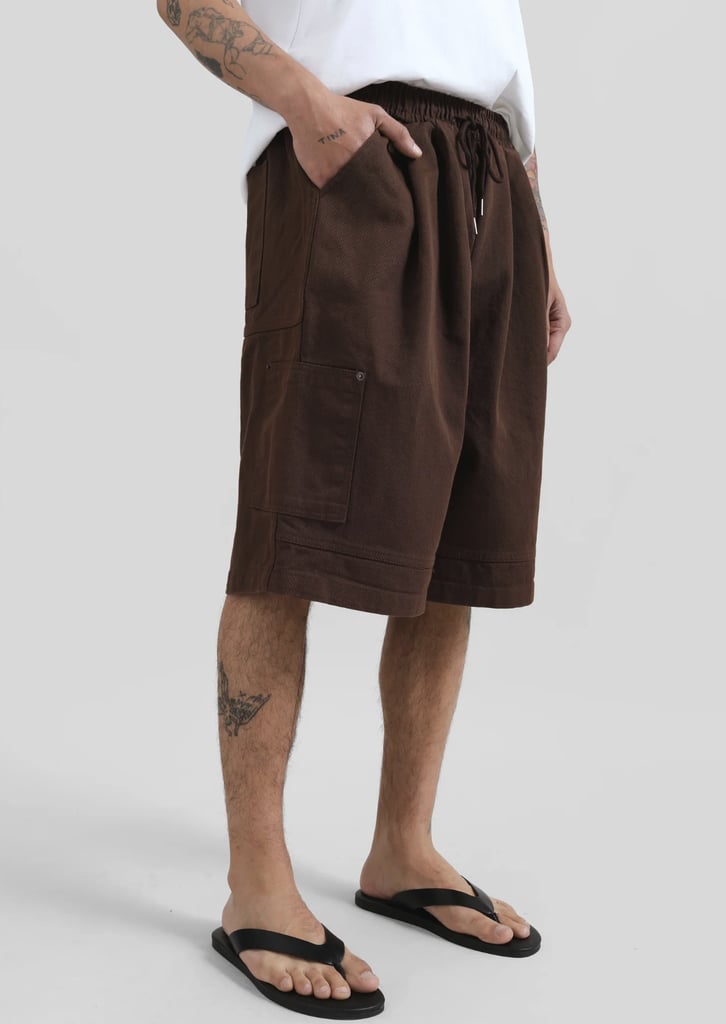 Frankie Shop Esher Denim Bermuda shorts