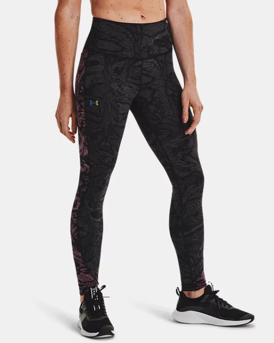 RUSH™ HeatGear® No-Slip Waistband Printed Full-Length Leggings