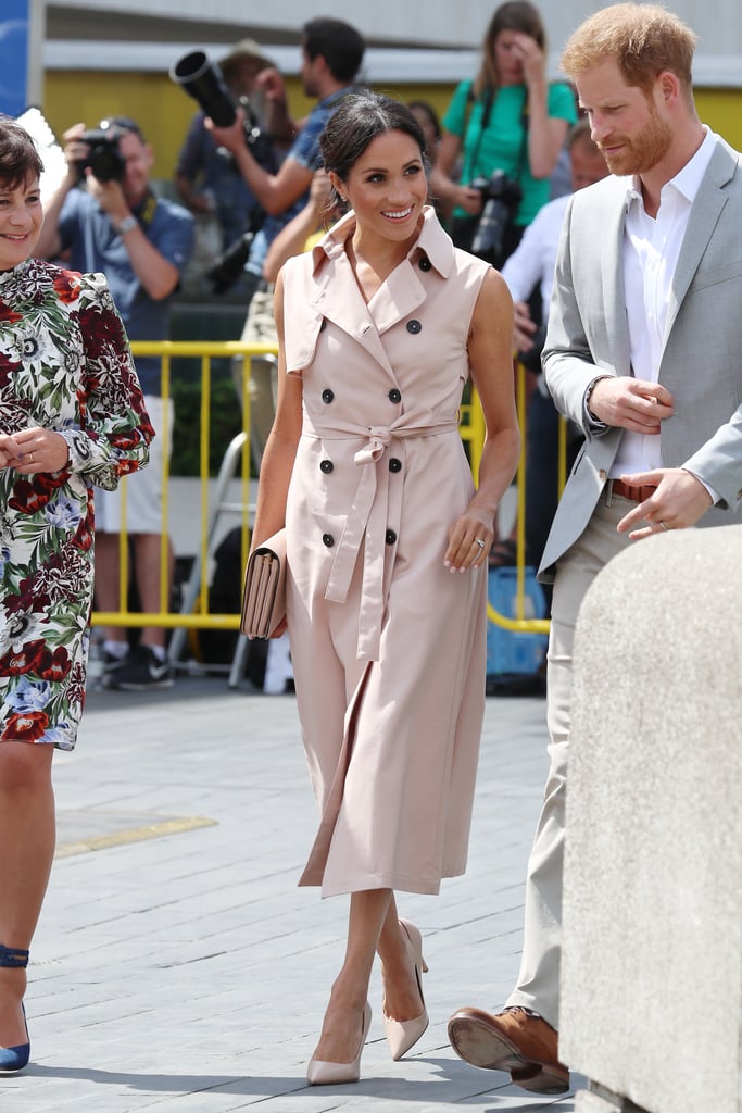 Meghan Markle's Pink Trench Dress House of Nonie