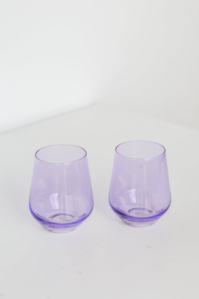 Estelle Coloured Stemless Wine Glasses