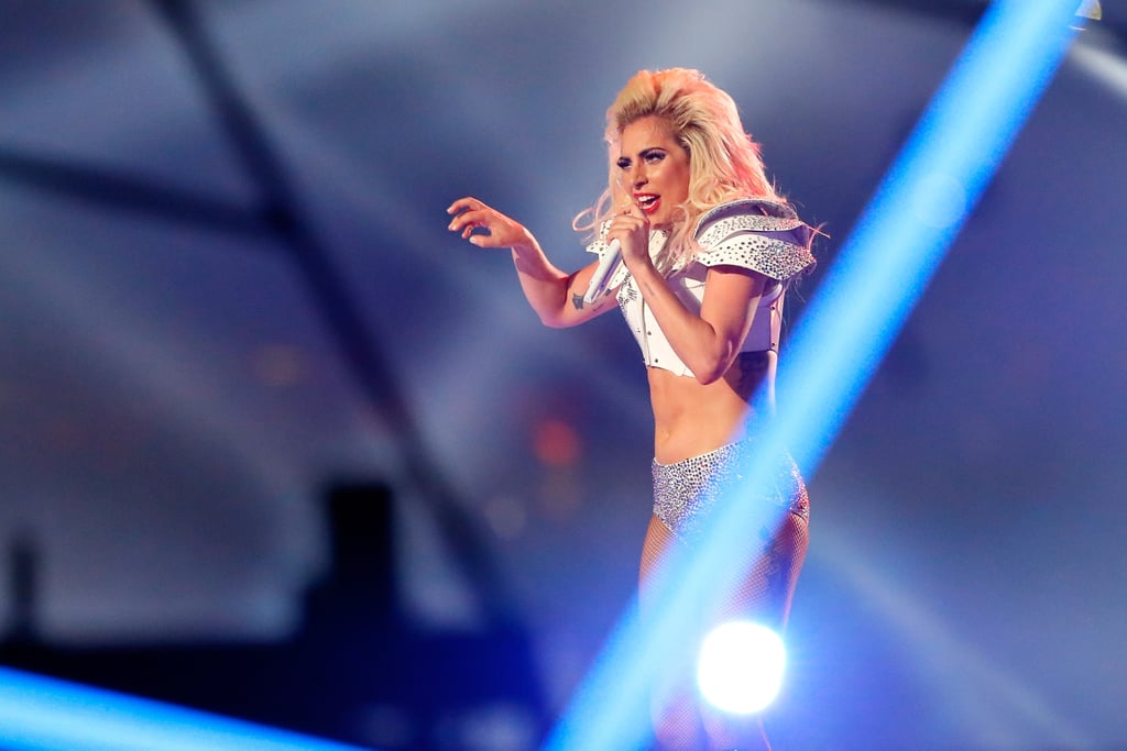 Lady Gaga Hair and Makeup Super Bowl 2017