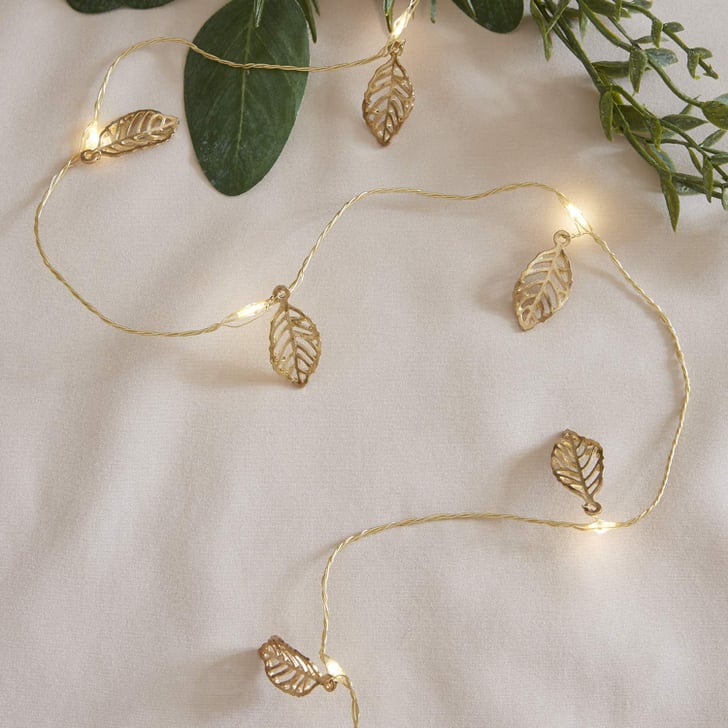 Gold Leaf Battery Operated Micro LED Fairy String Lights Best Fall