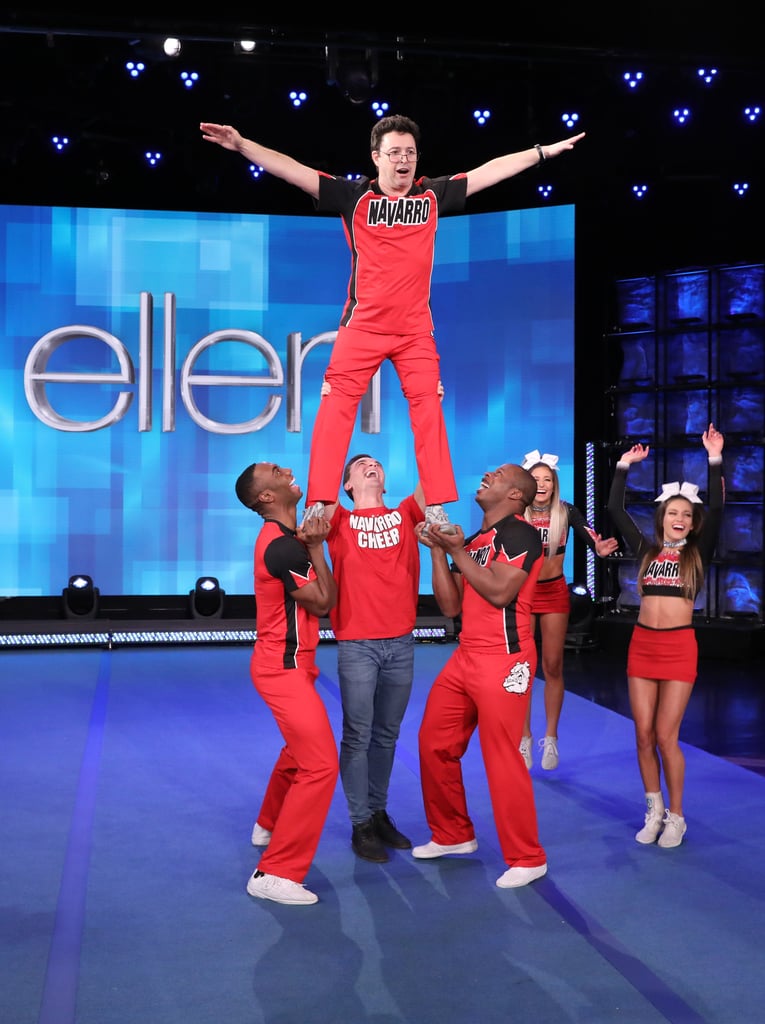 Kendall Jenner Learns a Cheer on The Ellen Show | Video | POPSUGAR