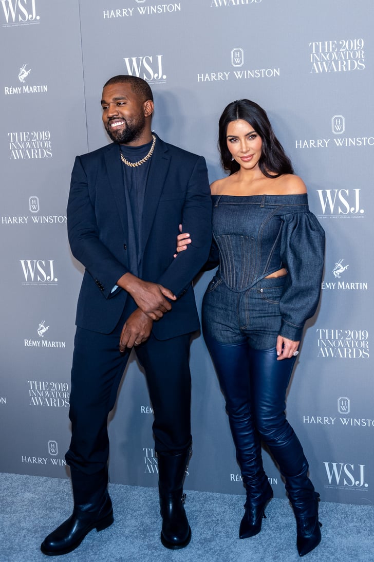 Kim Kardashian and Kanye West at the WSJ. Magazine 2019 Innovator ...