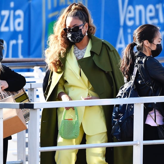 Beyoncé穿着亚洲拥有的串珠包品牌不印象深刻的纽约