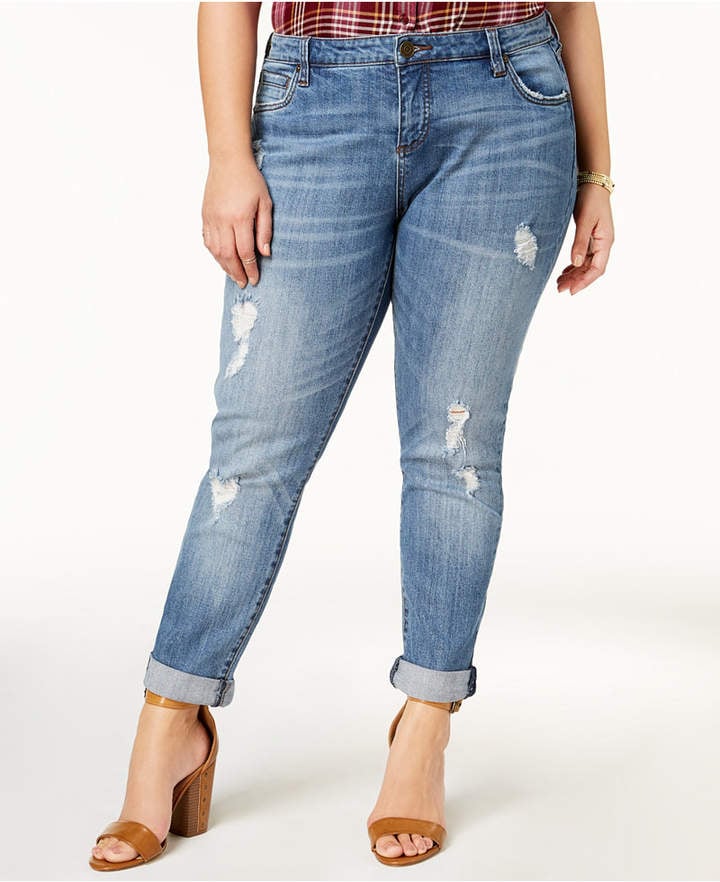 KUT From The Kloth Katy Distressed Boyfriend Jeans | Jennifer Aniston ...