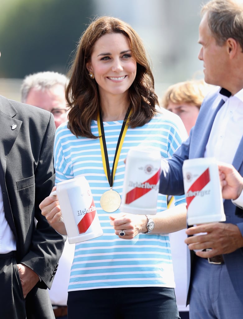 Kate Middleton and Prince William Drinking Beer in Germany