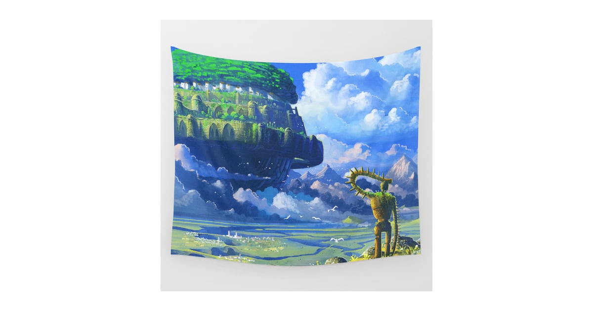Castle in the Sky Wall Tapestry ($39) | Studio Ghibli Gifts | POPSUGAR ...