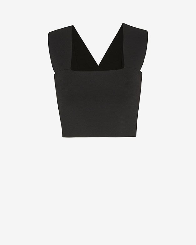 A.L.C. Ali Crop Tank in Black ($185)