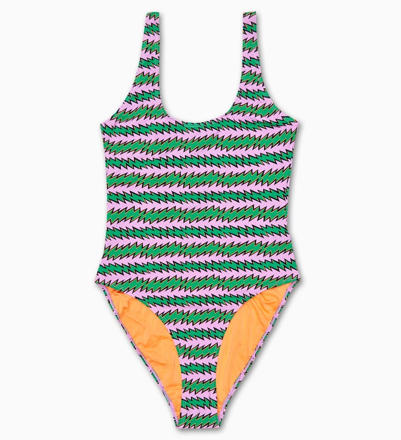 Happy Socks Rock n Roll Stripe Swimsuit