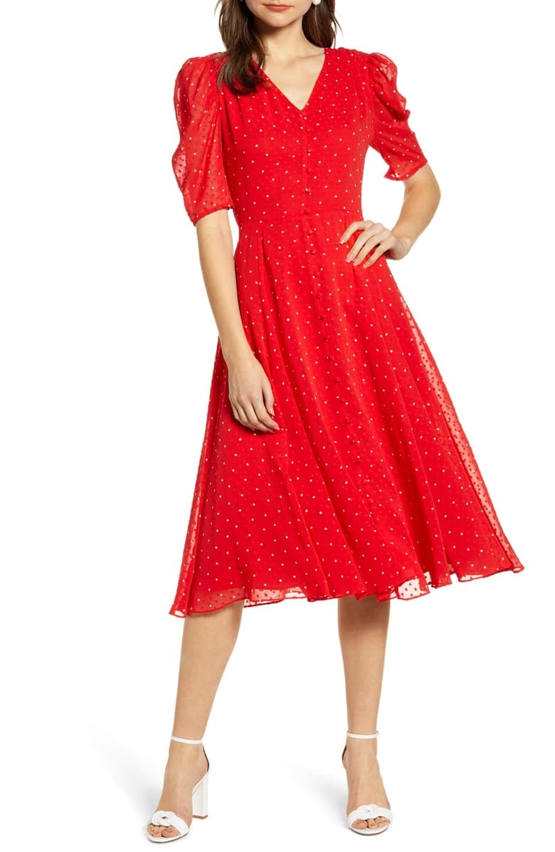 Rachel Parcell Chiffon A-Line Dress