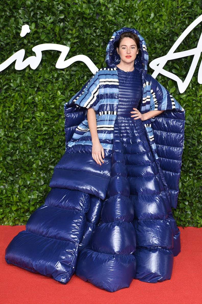 Shailene Woodley at the British Fashion Awards 2019