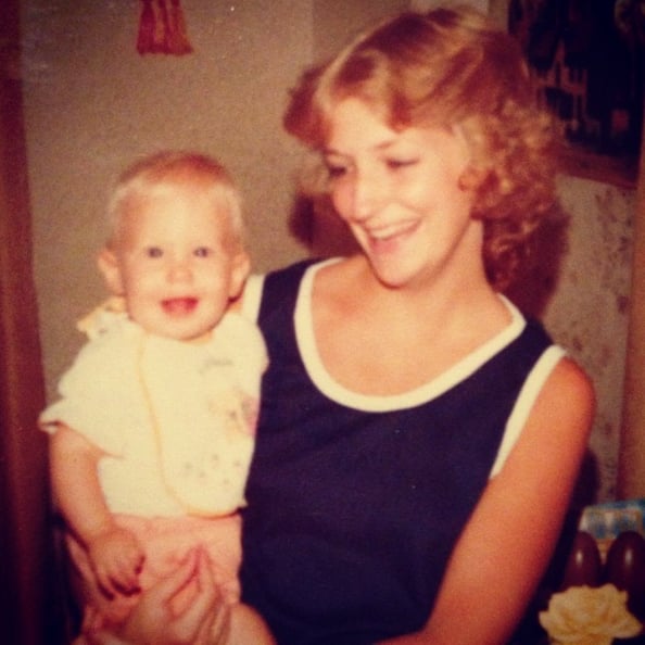 "#fbf to my first year, happy as a clam, because my Mommy was the best!! HAPPY BIRTHDAY MOM! I love you! #happyasclamsstill"