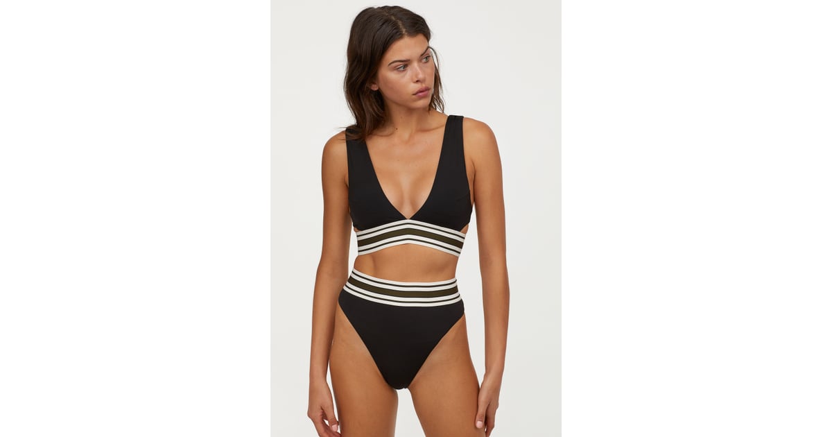 H&M HighWaisted Bikini Best HighWaisted Swimsuits 2019 POPSUGAR
