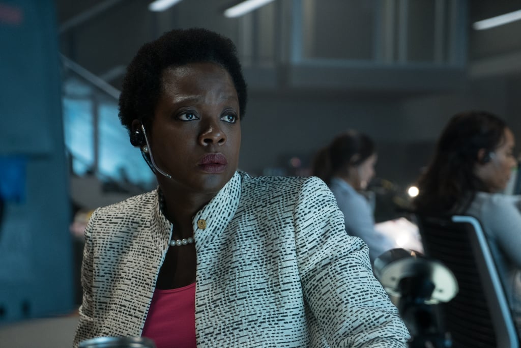 Amanda Waller's face looks as confused as her jacket.