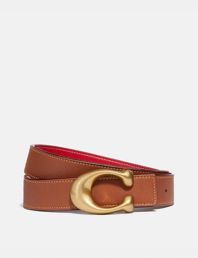 Signature Buckle Reversible Belt