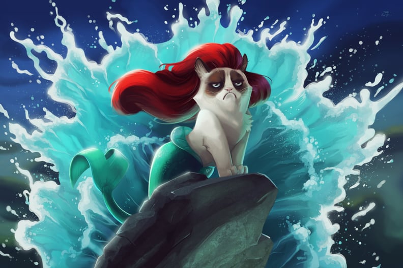 Grumpy Cat Ariel