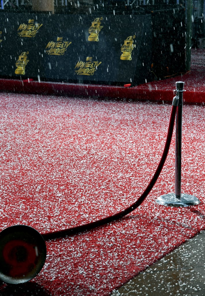 The red carpet itself was just having none of it.