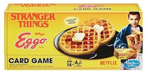 Hasbro Stranger Things Eggo Card Game