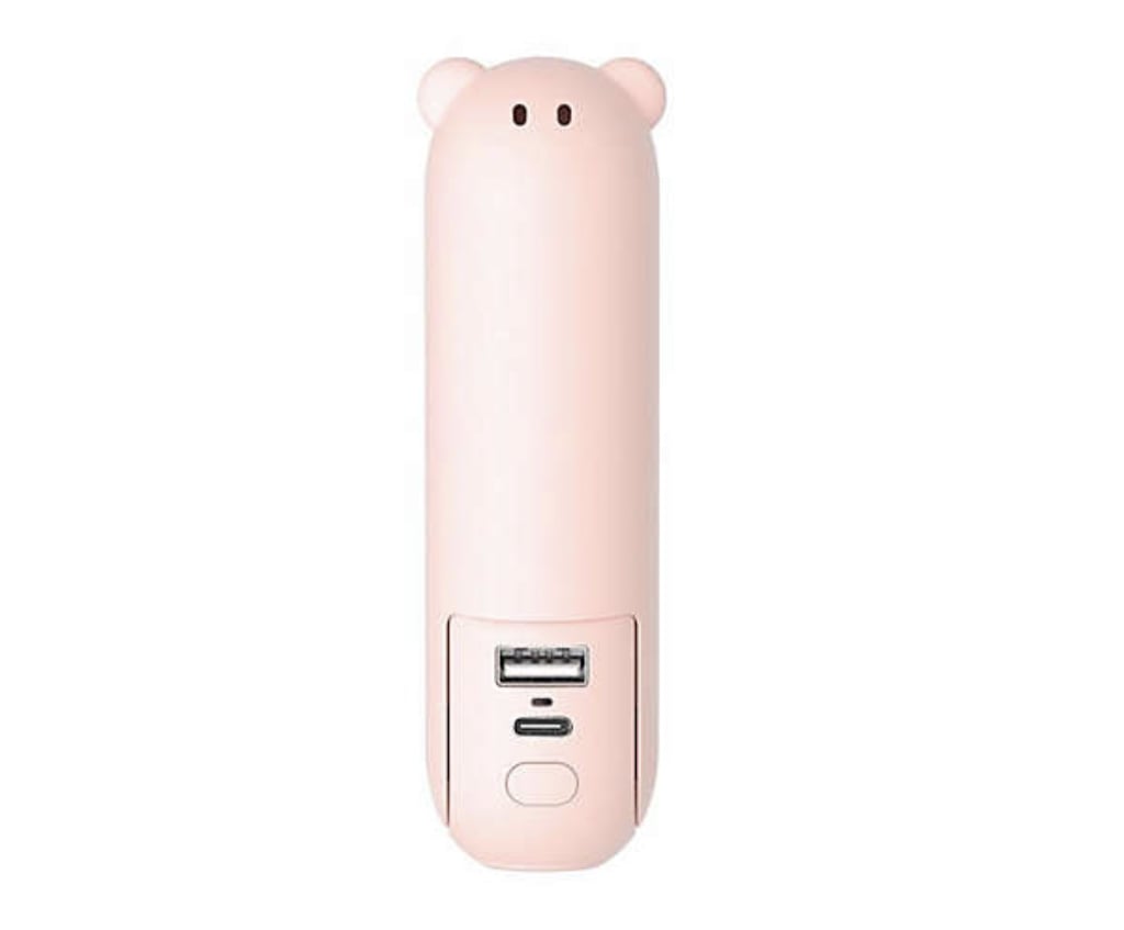 HUSSSH 3-in-1 USB-C Rechargeable Travel Bear Fan