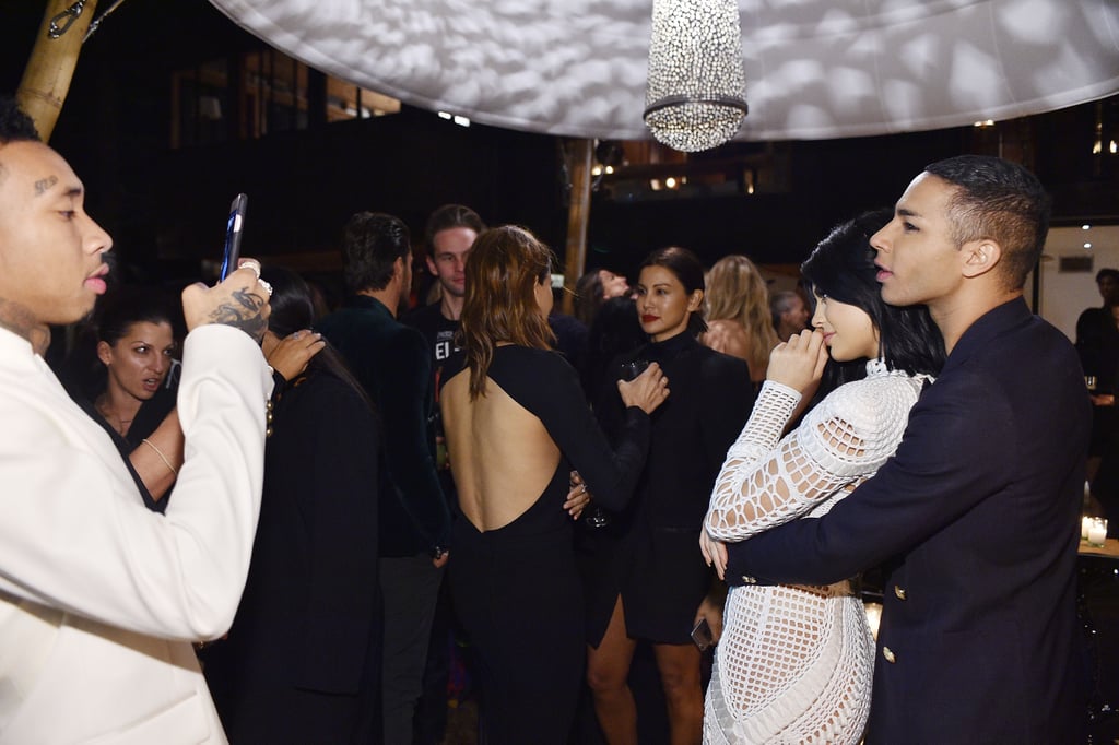 Kardashians at Olivier Rousteing's Birthday Party 2015