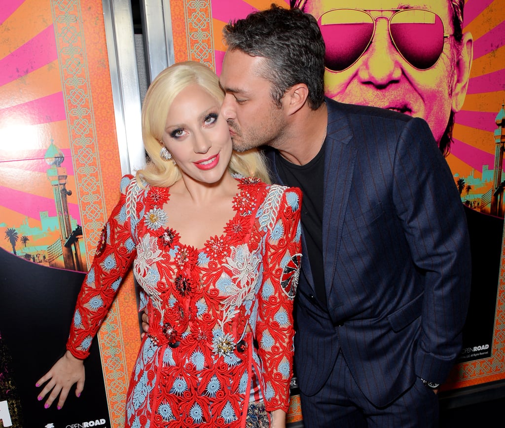 Lady Gaga and Taylor Kinney at the Rock the Kasbah Premiere