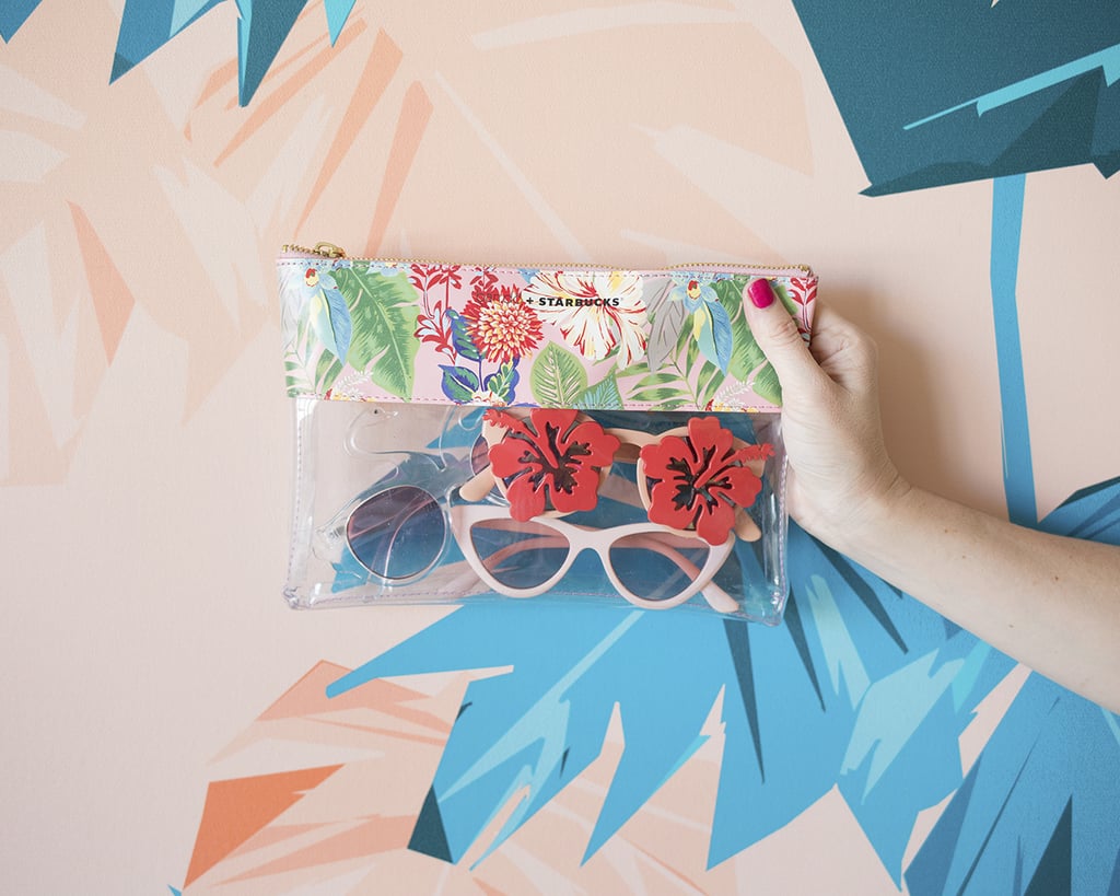 Bring the see-through clutch to the beach to keep your phone and sunglasses dry.