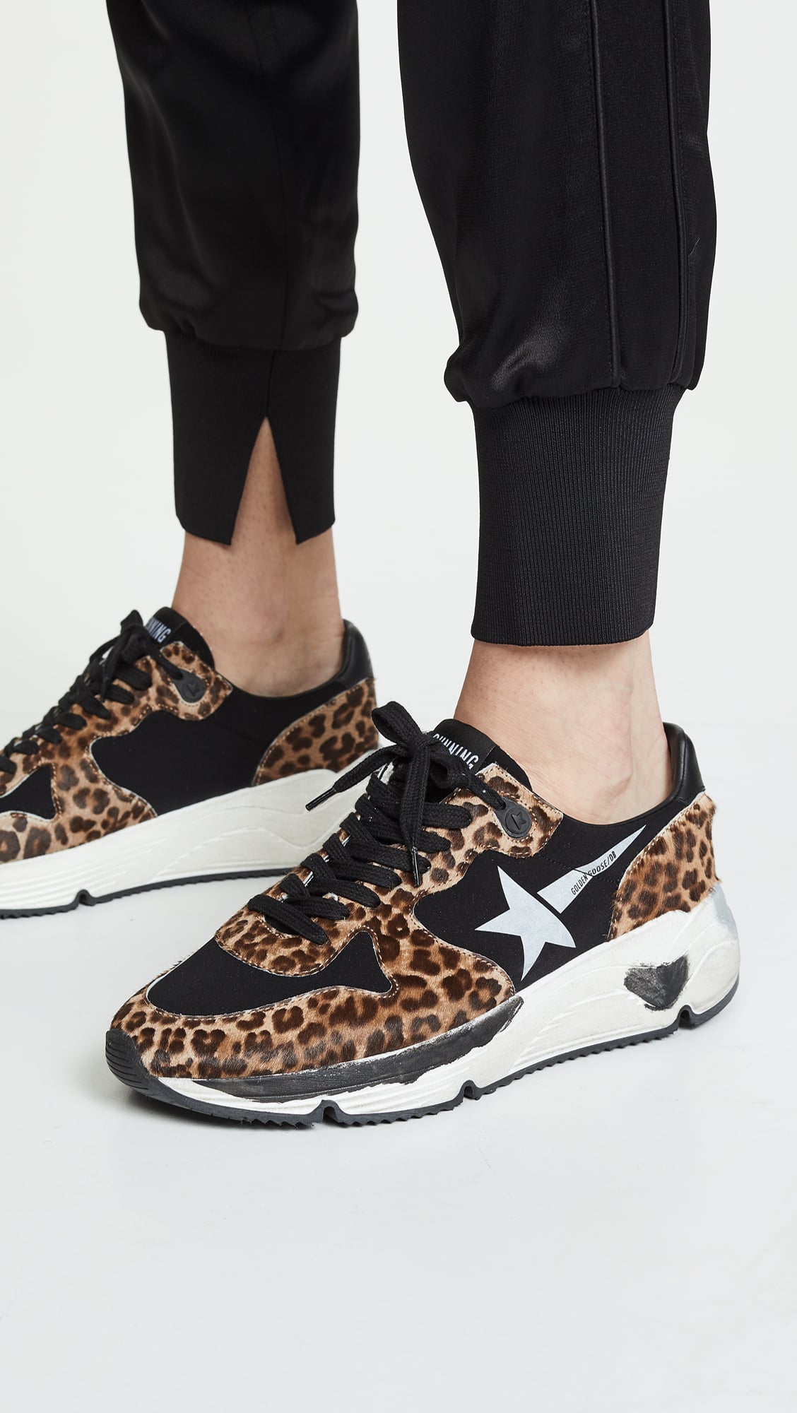Potentiel At sige sandheden tilbagebetaling Golden Goose Running Sole Sneakers | These 14 Shoes Prove Animal Print Is  the Spring Trend We're Most Excited About | POPSUGAR Fashion Photo 11