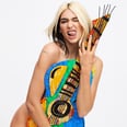 Dua Lipa Wears Nothing but a Sequined Moschino Guitar For Her Elle Cover