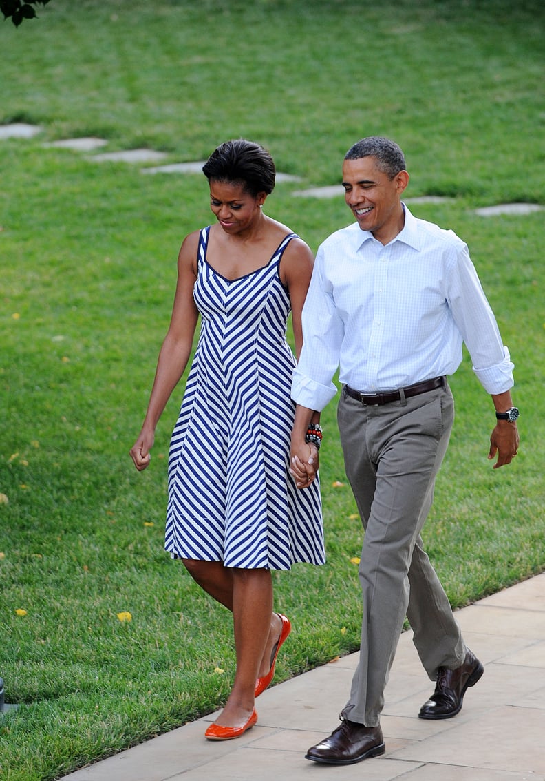 A Chic and Easy Look Is a Tank Dress and Ballet Flats