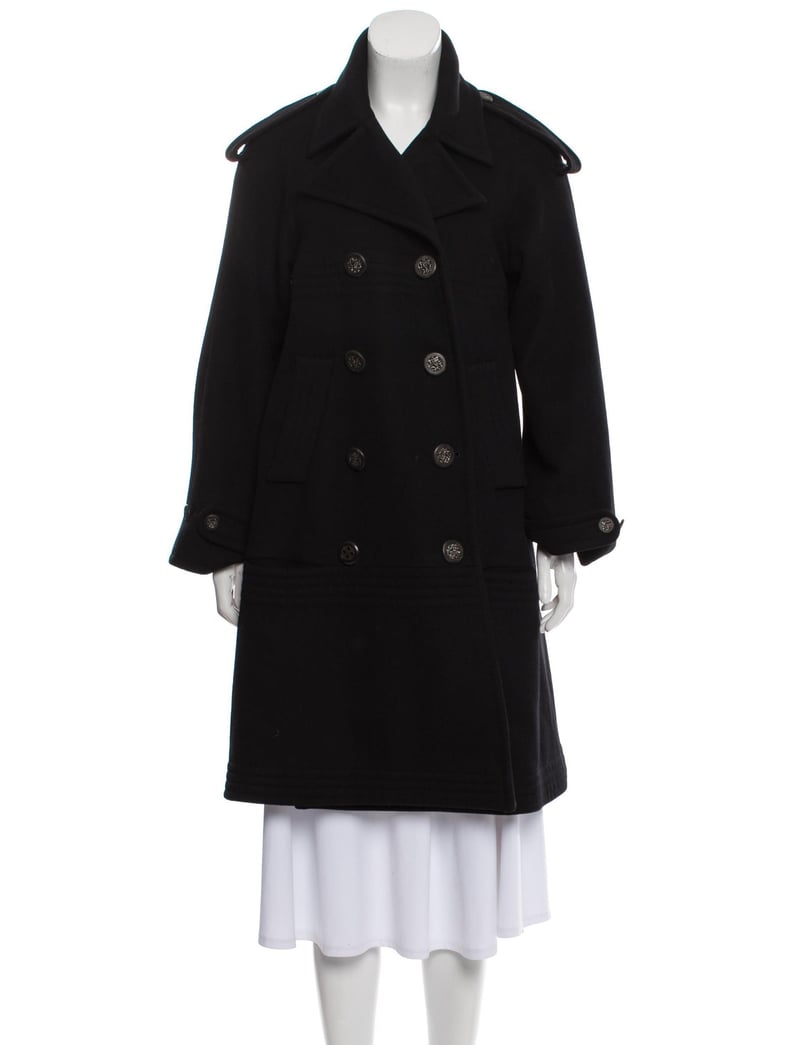 Chanel Wool Knee-Length Coat