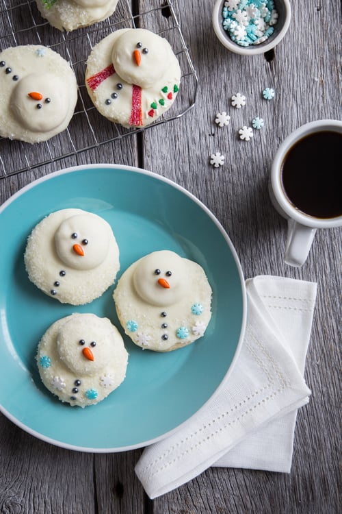 Melting Snowman Cookies