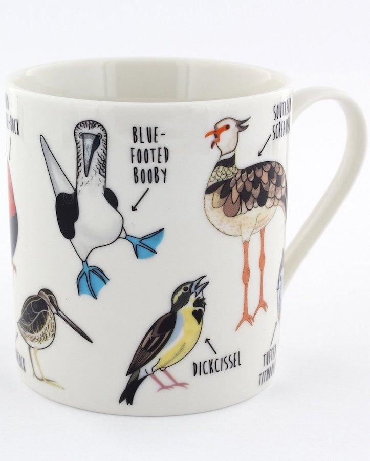 Funny Novelty Gift For Bird Lovers Nice tits Fowl Language Bird Watcher Mugs Birder Men and Women- 11OZ 15OZ Ceramic Accent Mug Bird watching