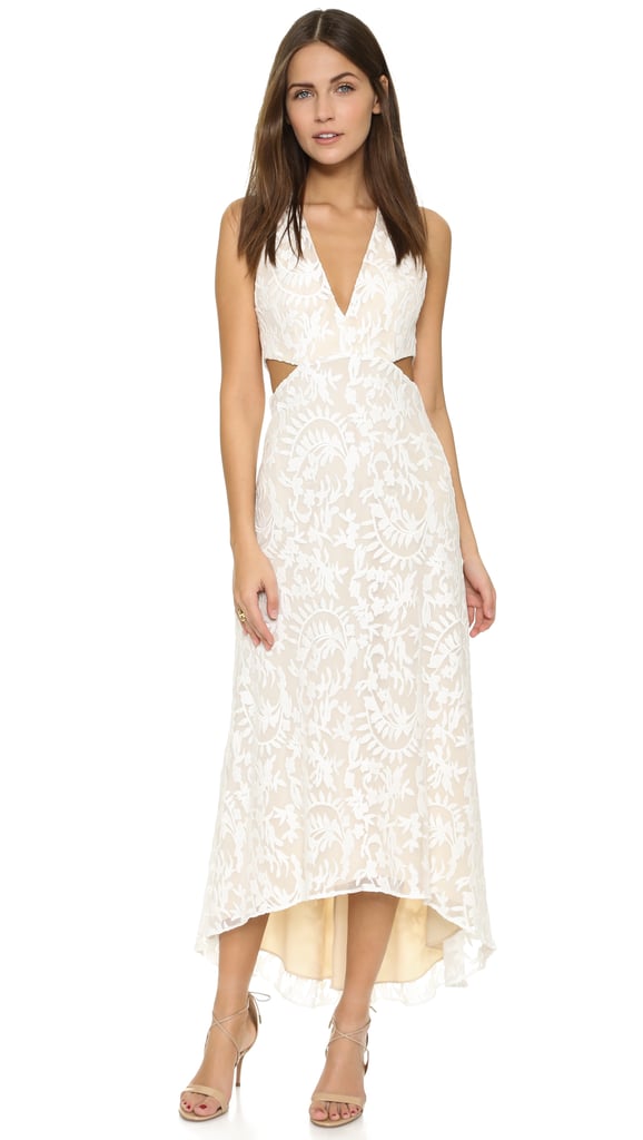 Alice + Olivia Juelia Maxi Cutout Dress ($484) | Wedding Outfit Ideas ...