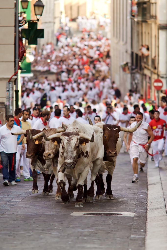 Run With the Bulls in Pamplona