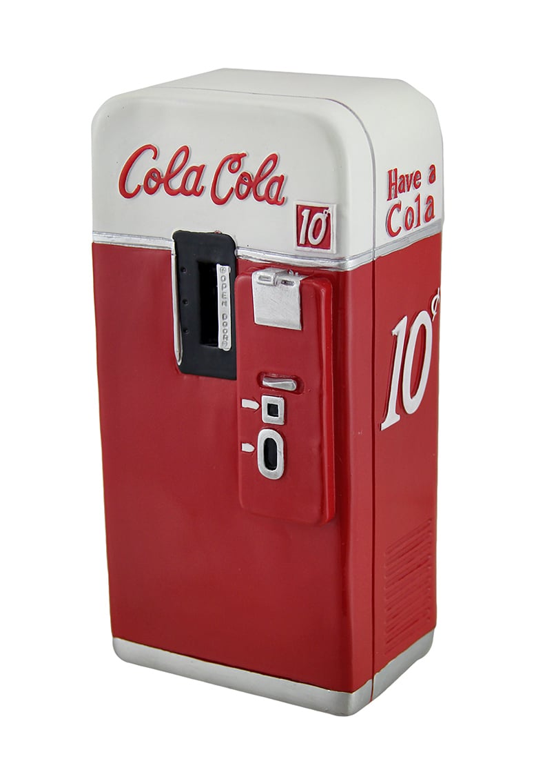 Vintage Cola Machine Coin Bank