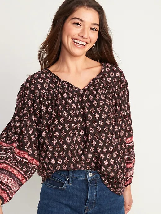 Old navy peasant top hotsell