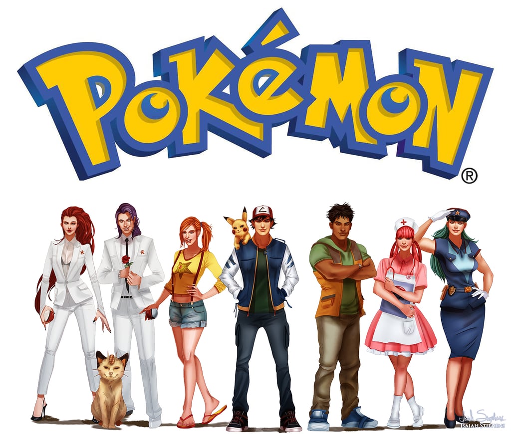 Pokémon 90s Cartoon Characters As Adults Fan Art Popsugar Love 