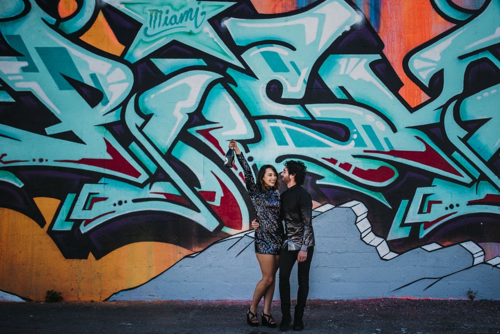 Engagement Photos at Wynwood Walls