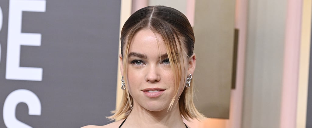 Milly Alcock's Hidden Hair Chain at the Golden Globes