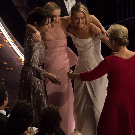 Best Actress Nominees Group Hug at Oscars 2018
