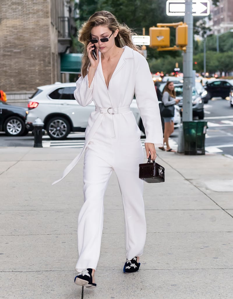 Earlier in the Day, She Wore a White Tamuna Ingorokva Jumpsuit